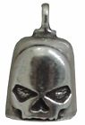 0791082458772 American Gremlin Bell Motorcycle Biker Pewter Of Skull