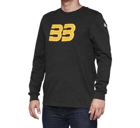 Bb-33008-001-14 100% Bb33 Long Sleeve T-shirt Xx-large Black