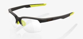 61020-188-77 100% Sportcoupe Sunglasses Soft Tact Cool Gray With Photochromatic Lens