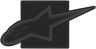 1037-94000-1010 Alpinestars Custom Replacement Textile Hitch Cover Black