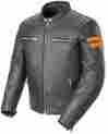 1326-2502 Joe Rocket New Moto Classic 92 Leather Jacket Sm Black Orange