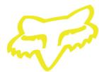 14934-130-os Fox Racing Foxhead Tdc Sticker Flo Yellow 887537854500 14934-130-os Fox Racing Foxhead Tdc Sticker Flo Yellow 887537854500
