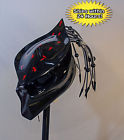 15436576869789 Kustomzairbrushing Predator Motorcycle Helmet