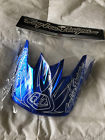 157018300 Troy Lee Designs Pinstripe Ii Replacement Visor Blue