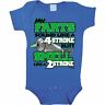 1628-102 Smooth Industries Blue Sz Months Strokes Romper 459212965766