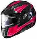 189-912 Hjc Motorcycle Cl-max 2sn Ridge Run Electric Shield Sm Red