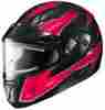 189-918 Hjc Motorcycle Cl-max 2sn Ridge Run Electric Shield 4xl Red