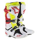 2010014-236-7 Alpinestars Tech 10 Motocross Boots White Red Yellow All Mens Sizes