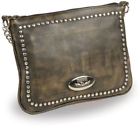 226001146039 Milwaukee Leather Ladies Chain Strap Riveted Shoulder Bag
