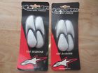 Asr-45 25slitech-bi Alpinestars Supertech Gp Tech Flexible White Toe Sliders
