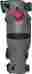 2704-0350 Mobius New X8 Sold In Pairs L R Knee Brace Storm Grey Crimson Small Sm