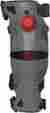 2704-0351 Mobius New X8 Sold In Pairs L R Knee Brace Storm Grey Crimson Med Md