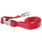 2863586 Victory Motorcycles Block Logo Lanyard Red
