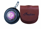 2867558 Indian Motorcycle Brown Leather Fob Key Carrier Pouch Magnetic Snap