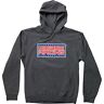 3050-5874 Moose Racing Star Spangled Hoodie Small Gray