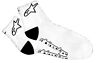 34310081 Alpinestars Astars Ankle White Socks 8051194160256