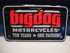 405-00385 Big Dog Motorcycles Sm Years Anniversary License Plate Collectors