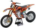 57633 Newray Scale Dirtbike Red Bull Ktm Orange 093577576337