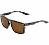 61038-259-73 Percent Renshaw Sunglasses Matte Black Havana With Bronze Lens