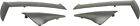 73-88942 Fly Racing Conquest Replacement Vents Black