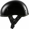 77-1100m Highway Solid Half Helmet Gloss Black Md