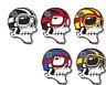 906011002 Troy Lee Designs Skully Assoted Stickers