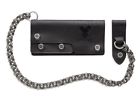 97633-17vm Biker Wallet With Chain Black