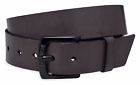 97775-17vm Oem Mens Willie Matte Black Label Leather Belt Genuine