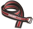 987695223 Ducati Corse Textile Adjustable Belt Black Red White 708088768408