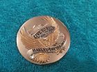 99027-90t Harley Davidson Live To Ride Gold Medallion Emblem Sissybar Box
