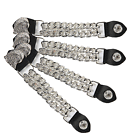Ac1066-ld-4 Dream Apparel Pc Inch Motorcycle Vest Extenders Biker Eagle Chain