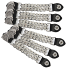 Ac1066-ld-6 Dream Apparel Pc Inch Motorcycle Vest Extenders Biker Eagle Chain
