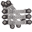 Ac1076-ld-6 Dream Apparel Pc Inch Motorcycle Vest Extenders Biker Flower Petal