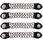 Ac1081-ld-4 Dream Apparel Pc Inch Motorcycle Vest Extenders Biker Spiked Chain