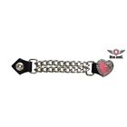 Ac1305-pink Dream Apparel Pink Chrome Heart And Rose Vest Extender Free