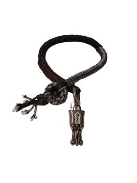 Acid Tactical 656554298273 Paracord Motorcycle Biker Monky Fist Black Red Gray