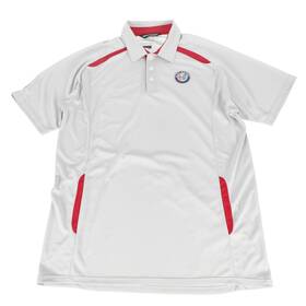 12gvc Alfa Romeo Genuine Mens Manchester Polo Silver/red Large
