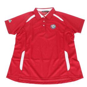 12gvd Alfa Romeo Genuine Womens Manchester Polo Red/white 2xl