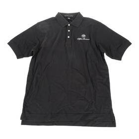 159y6 Alfa Romeo Mens Polo Black Small