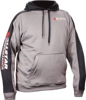 All99916s Allstar Performance Hooded Sweatshirt Sm Silver/blk Racing