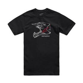 1214-73116-10-m Alpinestars Mx Helmet Csf T-shirts Md Black