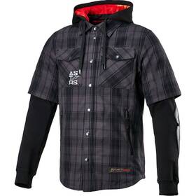 4300424-9610-xl Alpinestars Mo.st.eq Tartan Long Sleeve Shirt X-large Tar Gray/black