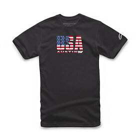 1211-72012-1093-m Alpinestars Circuits Tee Md Black Usa