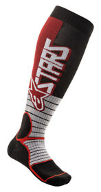 4701520-301-l Alpinestars Mx Pro Socks Burgundy Black Lg