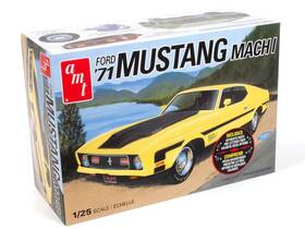 Amt-1262m Amt 1971 Mustang Mach 1 Fastback Model Kit By 25 Scale - Get Free Usa Shipping