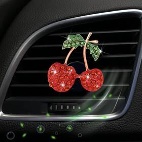 Aoukoslt Kna321 Red Cherry Car Air Vent Freshener Perfume Clip 1 Count Pack Of