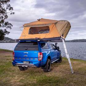 803300a Arb Flinders Rooftop Tent Includes Ladder Mattress Internal Light Usb