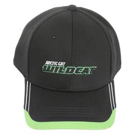 5258-524-cap Arctic Cat Black And Green Wildcat Cap