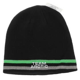5263-059-beanie Arctic Cat Team Black And Green Beanie Reversible