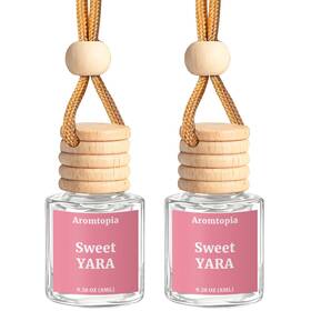 Aromtopia Atp-air-3 Car Air Fresheners Hanging Essential 0.28 Fl Oz Pack Of 2 Sweet Yara